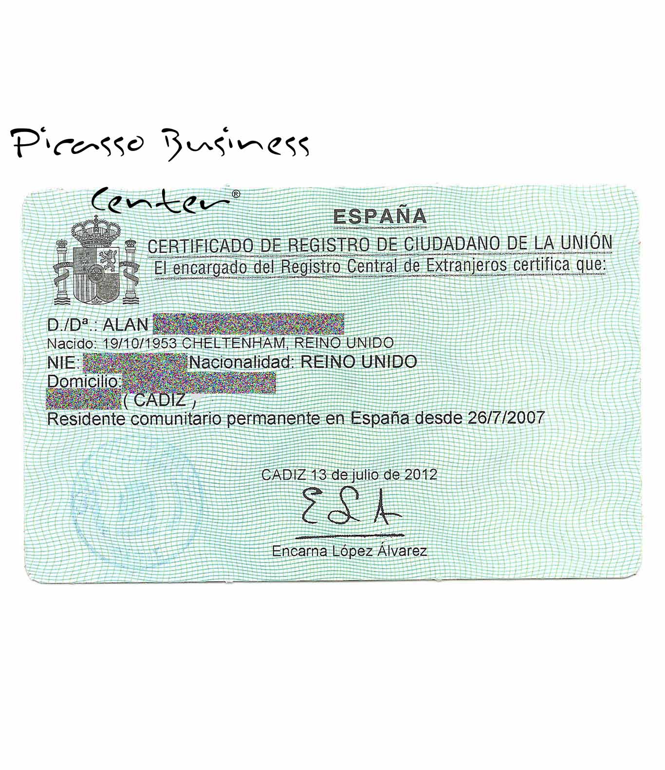 الأجانب لمصالح اقتصادية أو مهنية